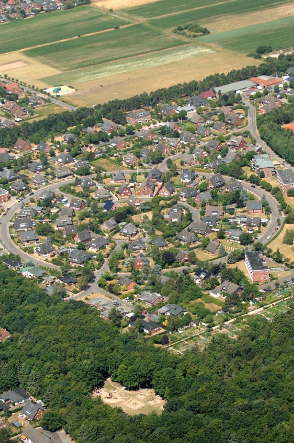 Wyk auf Föhr von oben - Wyk auf Föhr