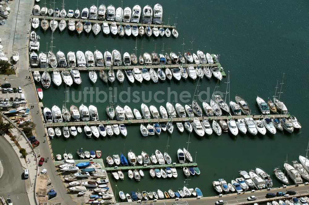 Luftaufnahme Port d’Andratx - Yachten im Hafen von Port d?Andratx