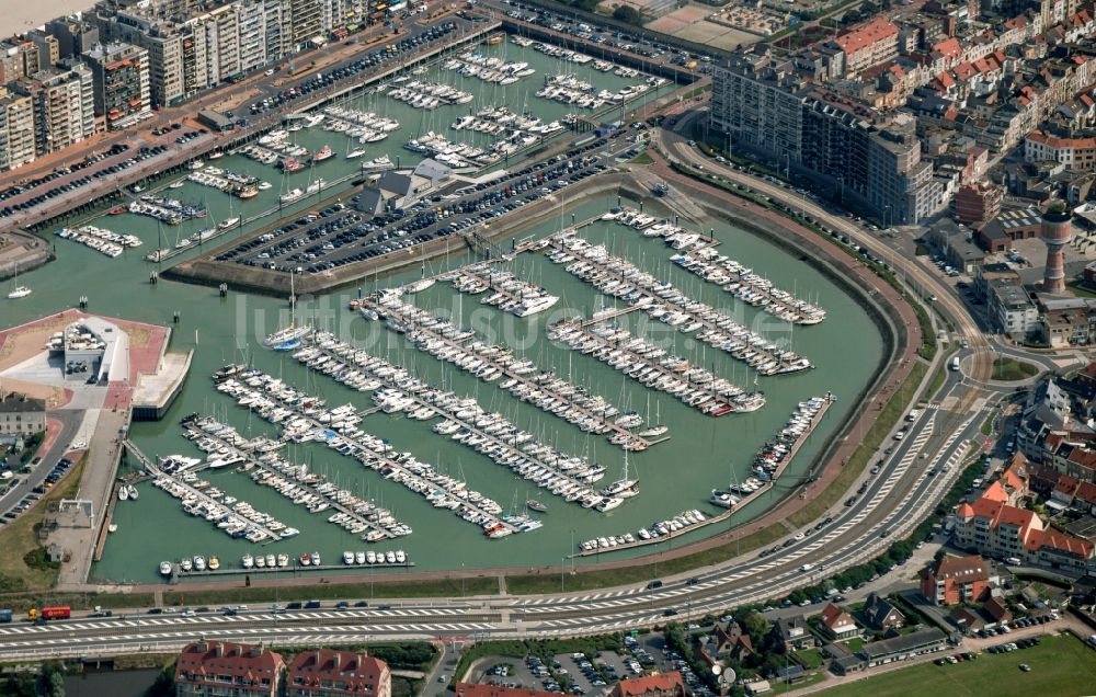 Luftaufnahme Blankenberge - Yachthafen von Blankenberge