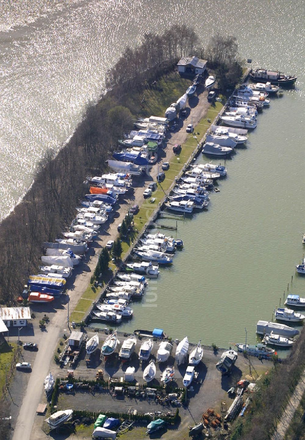 Castrop-Rauxel aus der Vogelperspektive: Yachthafen Castrop-Rauxel