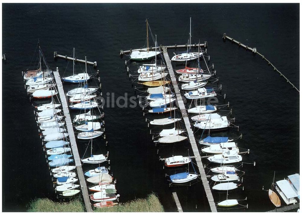 Diensdorf aus der Vogelperspektive: Yachthafen Diensdorf am Scharmützelsee in Brandenburg