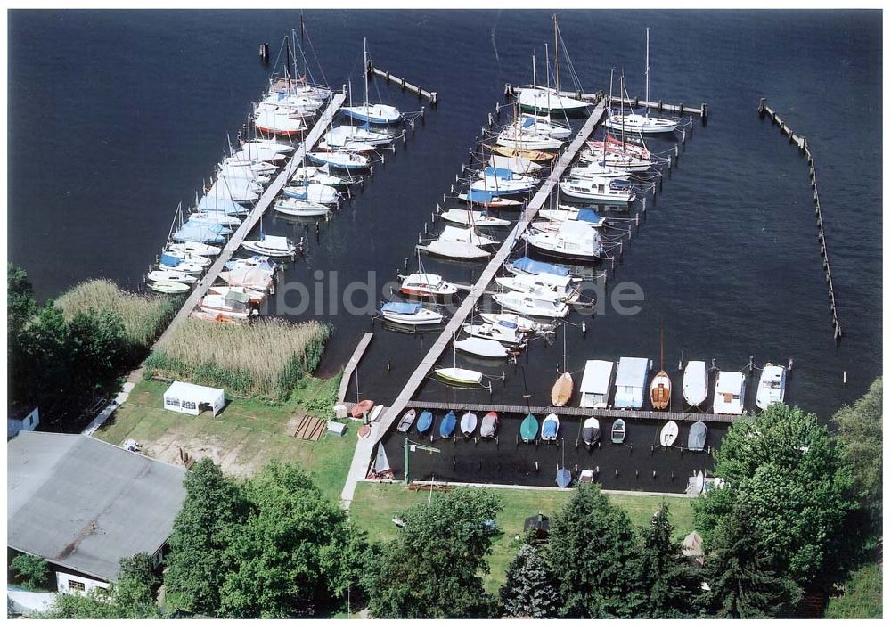 Luftbild Diensdorf - Yachthafen Diensdorf am Scharmützelsee in Brandenburg