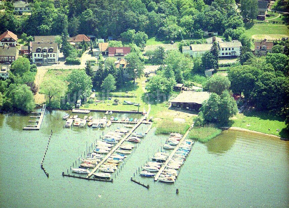 Luftaufnahme Diensdorf - Yachthafen Diensdorf am Scharmützelsee in Brandenburg