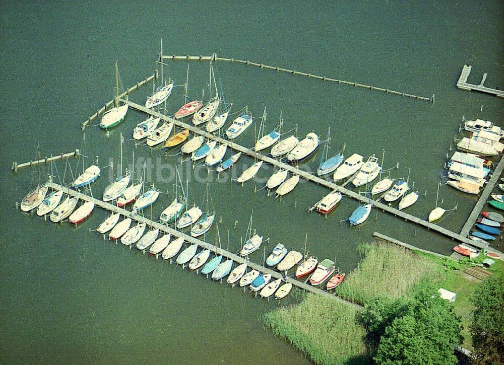 Luftaufnahme Diensdorf - Yachthafen Diensdorf am Scharmützelsee in Brandenburg