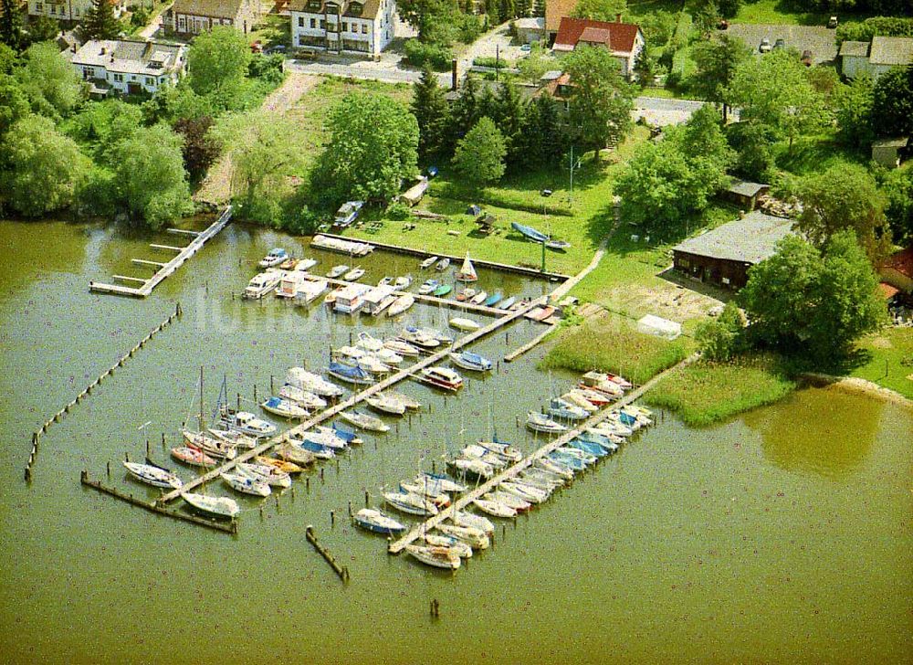 Luftbild Diensdorf - Yachthafen Diensdorf am Scharmützelsee in Brandenburg