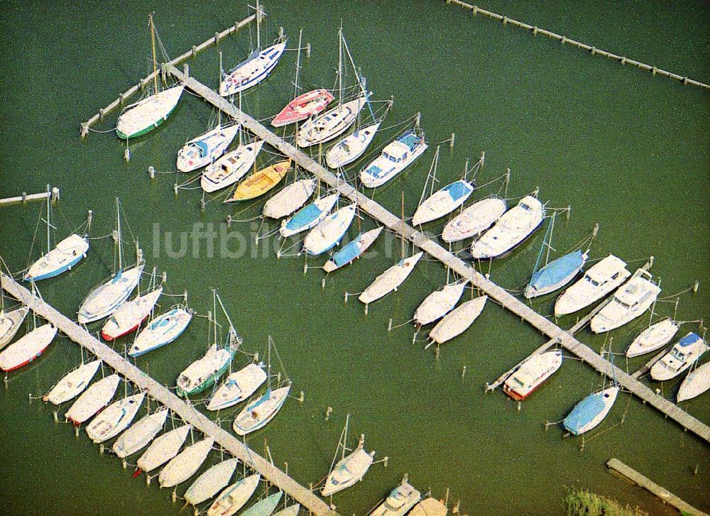 Diensdorf aus der Vogelperspektive: Yachthafen Diensdorf am Scharmützelsee in Brandenburg