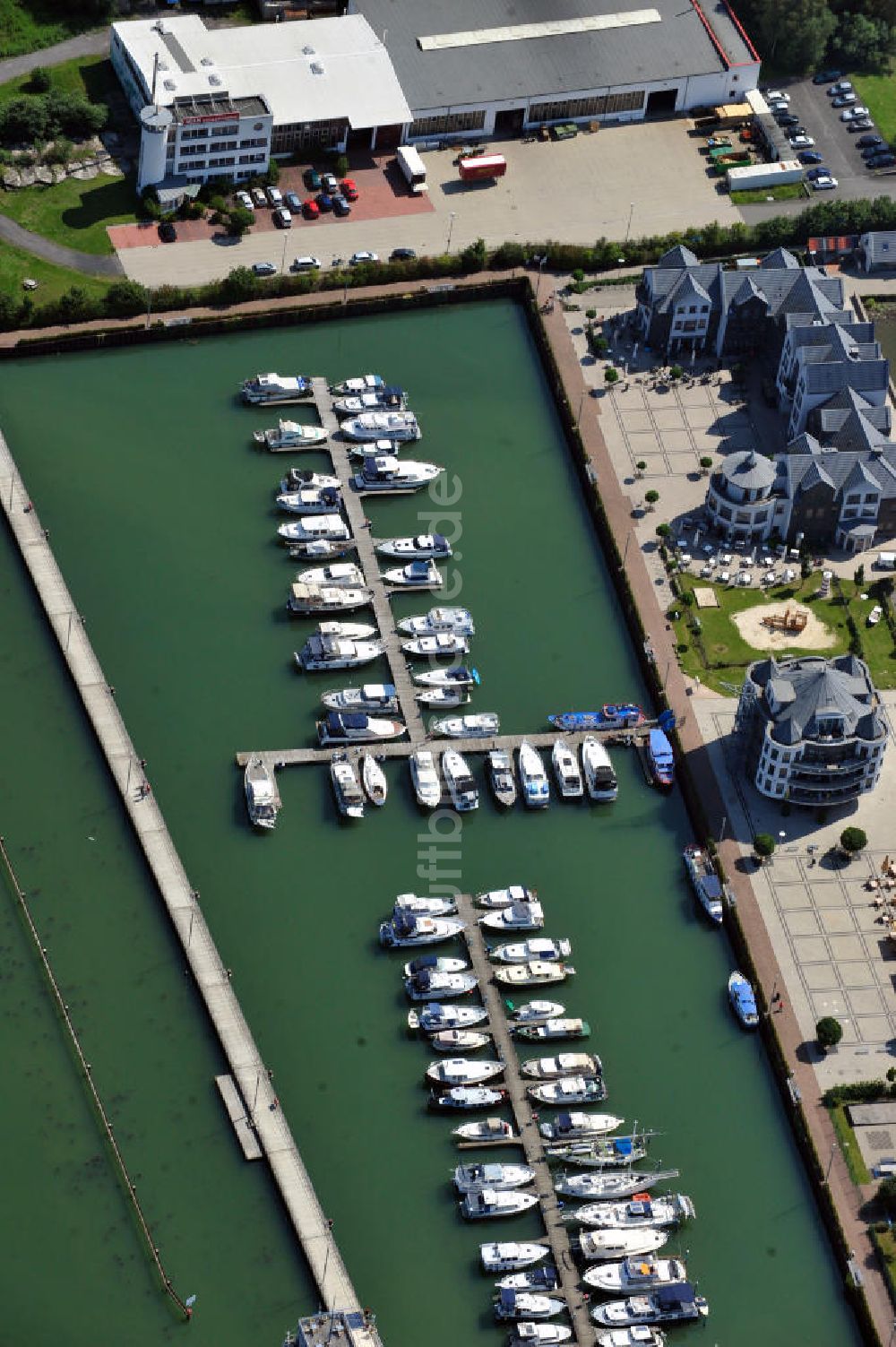 Luftbild Bergkamen - Yachthafen Marina Rünthe in Bergkamen in Nordrhein-Westfalen