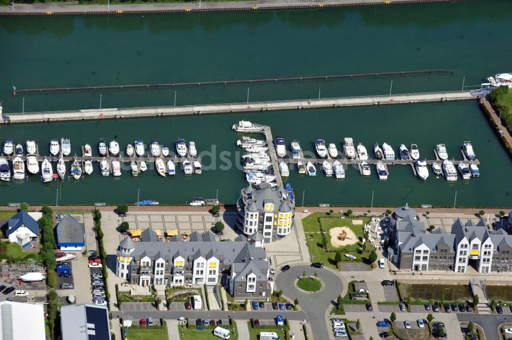 Luftbild Bergkamen - Yachthafen Marina Rünthe in Bergkamen in Nordrhein-Westfalen