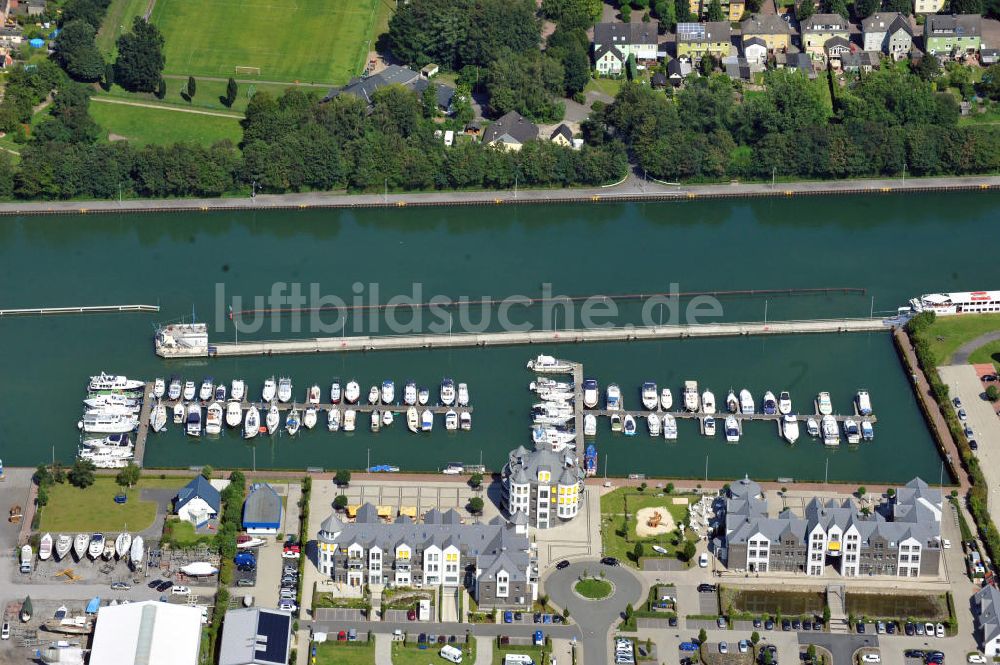 Luftaufnahme Bergkamen - Yachthafen Marina Rünthe in Bergkamen in Nordrhein-Westfalen