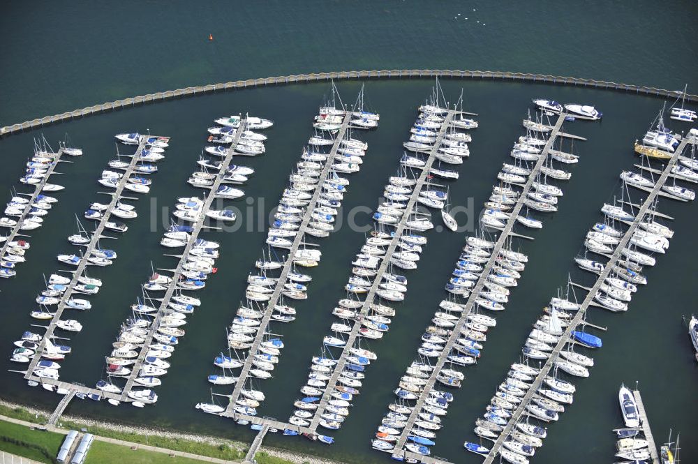 Neustadt in Holstein aus der Vogelperspektive: Yachthafen in Neustadt an der Ostsee