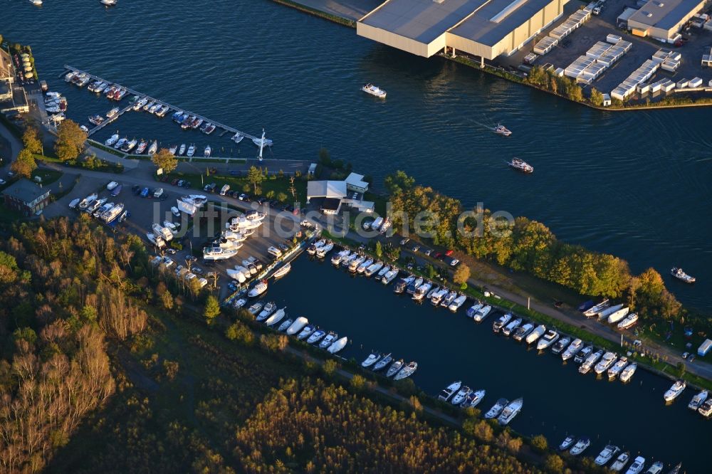 Castrop-Rauxel Pöppinghausen von oben - Yachthafen Pöppinghausen in Castrop-Rauxel im Bundesland Nordrhein-Westfalen