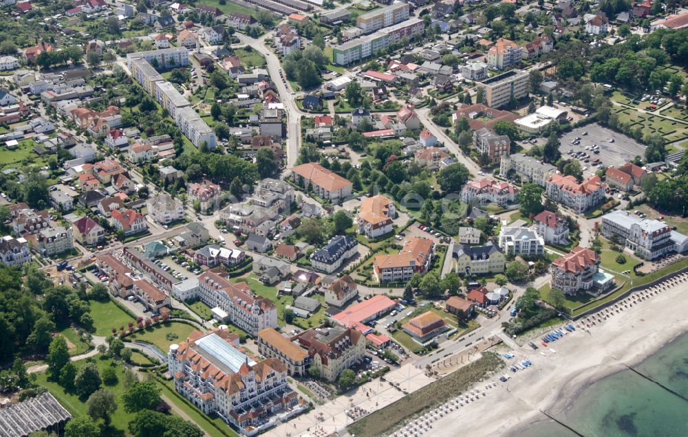 Luftbild Ostseebad Kühlungsborn - Yachthafen am Uferbereich der Ostsee in Ostseebad Kühlungsborn im Bundesland Mecklenburg-Vorpommern, Deutschland