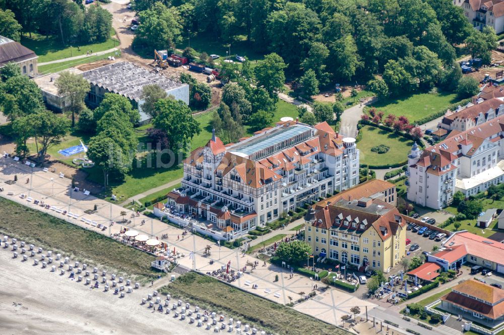 Ostseebad Kühlungsborn aus der Vogelperspektive: Yachthafen am Uferbereich der Ostsee in Ostseebad Kühlungsborn im Bundesland Mecklenburg-Vorpommern, Deutschland