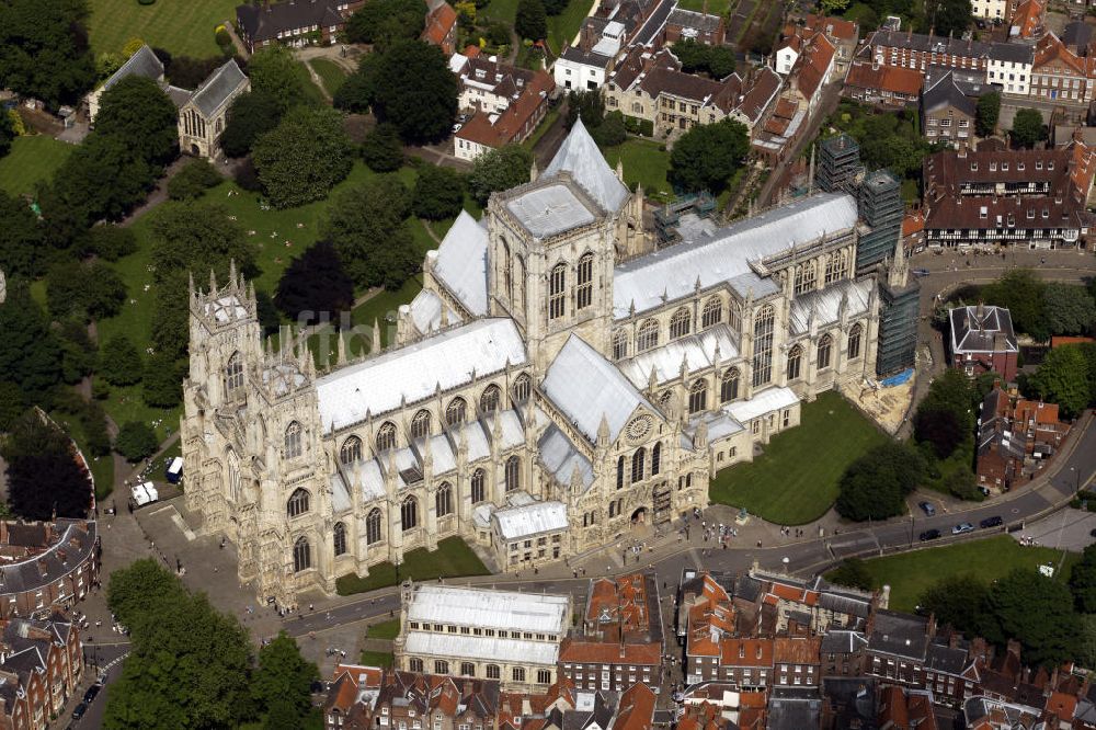 York von oben - York Minster