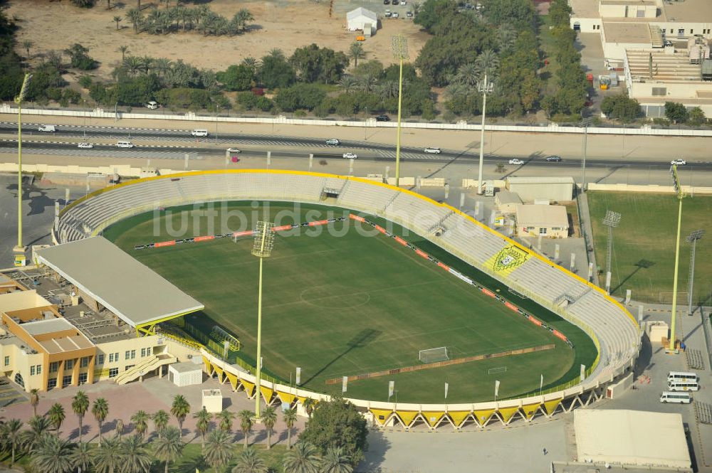 Dubai von oben - Zabeel Stadion des Al Wasl Sports Club in Dubai