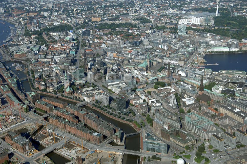 Hamburg aus der Vogelperspektive: ZDF Landesstudio Hamburg