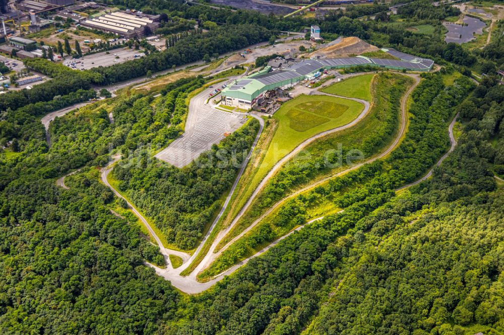 Bottrop von oben - Zeche Prosper und das Alpincenter in Bottrop im Bundesland Nordrhein-Westfalen