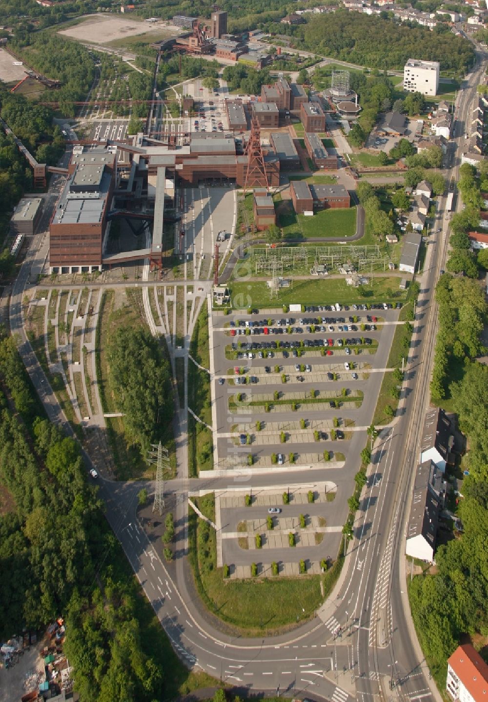 Luftbild Essen OT Stoppenberg - Zeche Zollverein im Stadtteil Stoppenberg in Essen im Bundesland Nordrhein-Westfalen