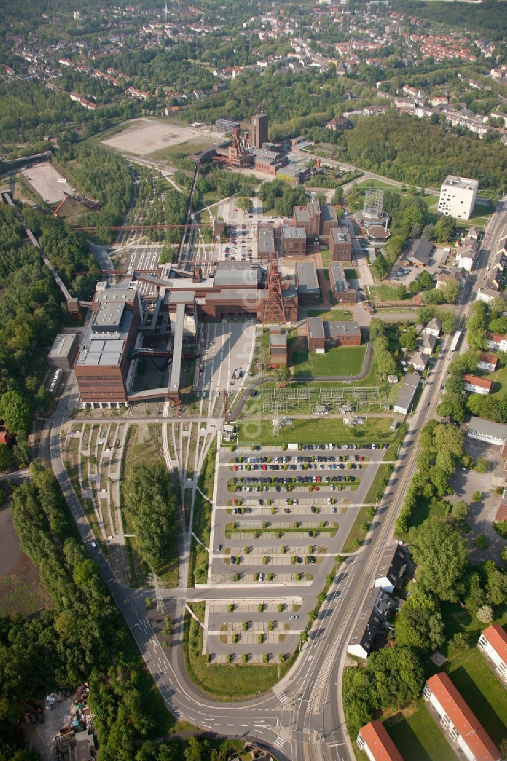 Luftaufnahme Essen OT Stoppenberg - Zeche Zollverein im Stadtteil Stoppenberg in Essen im Bundesland Nordrhein-Westfalen