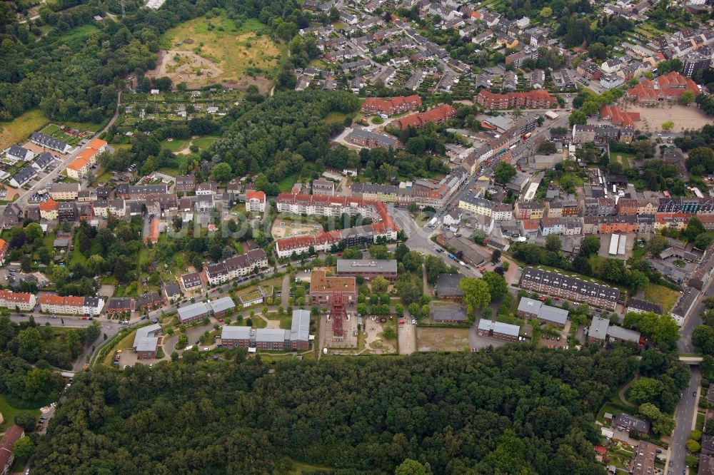 Luftaufnahme Essen OT Stoppenberg - Zeche Zollverein im Stadtteil Stoppenberg in Essen im Bundesland Nordrhein-Westfalen