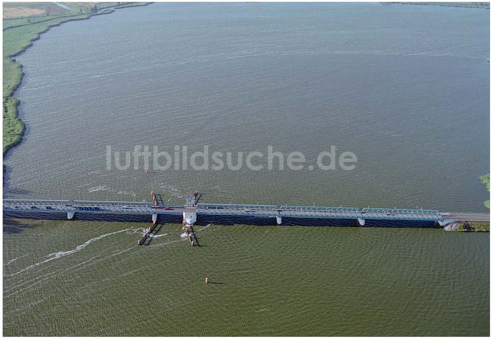 Luftaufnahme Usedom - Zecheriner Brücke