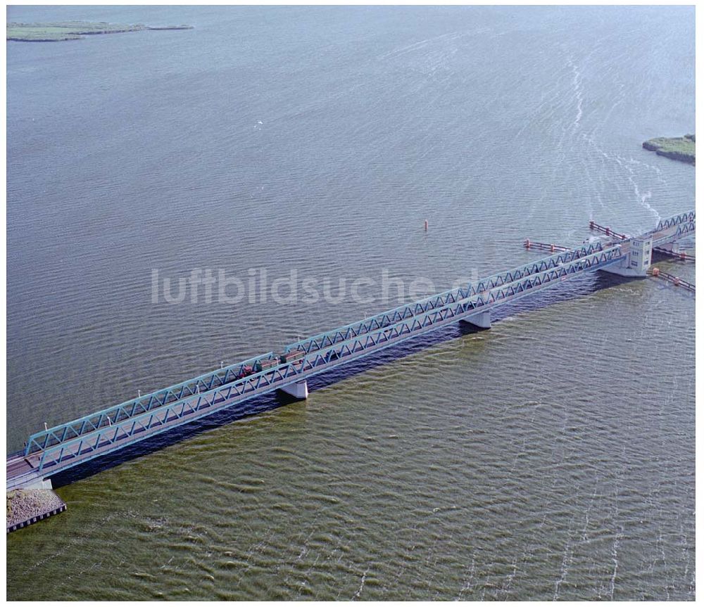 Usedom von oben - Zecheriner Brücke