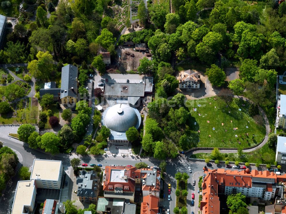 Luftbild Jena - Zeiss-Planetarium Jena in Jena in Thüringen