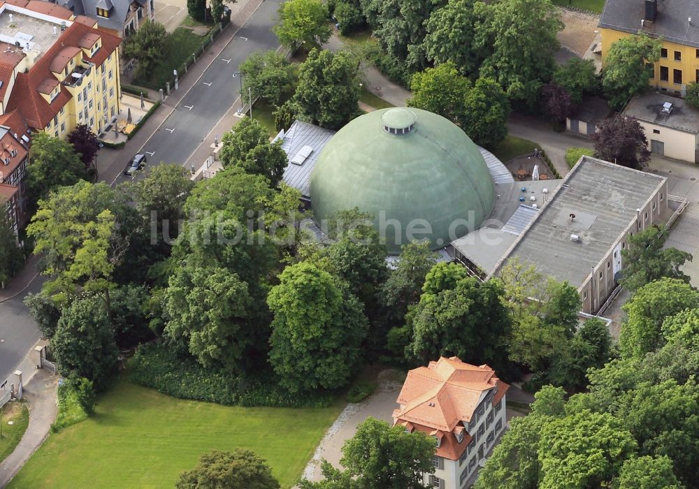 Luftbild Jena - Zeiss-Planetarium in Jena im Bundesland Thüringen