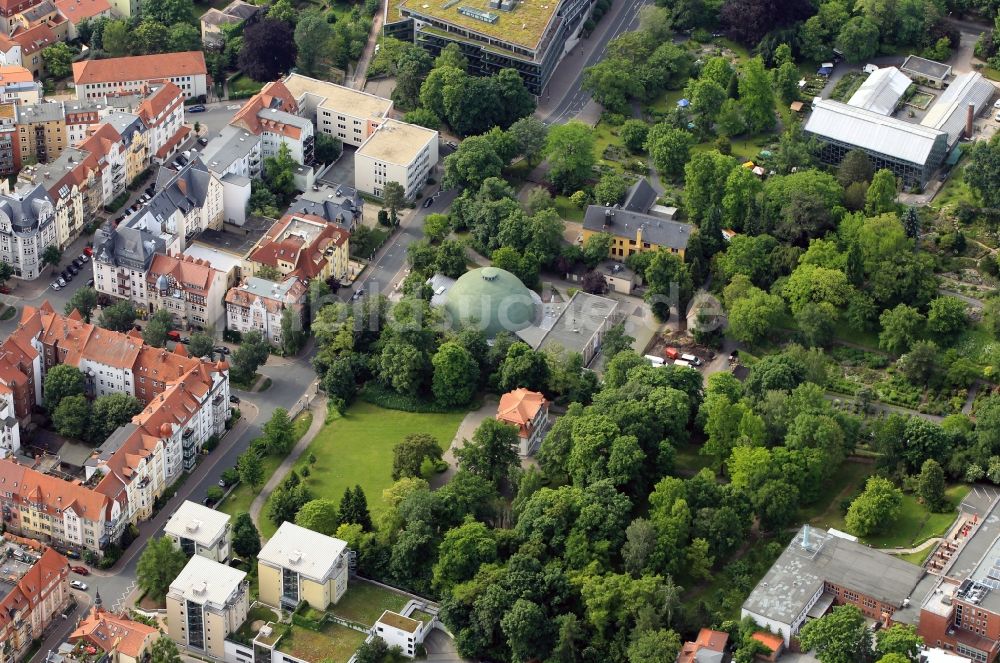 Luftaufnahme Jena - Zeiss-Planetarium in Jena im Bundesland Thüringen