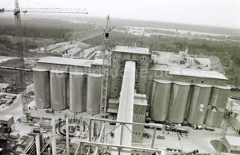 Luftbild Rüdersdorf - Zementwerk Rüdersdorf Draufsicht