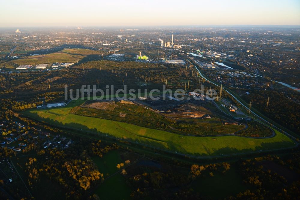 Luftbild Gelsenkirchen - Zentraldeponie - Mülldeponie Emscher Bruch in Gelsenkirchen im Bundesland Nordrhein-Westfalen