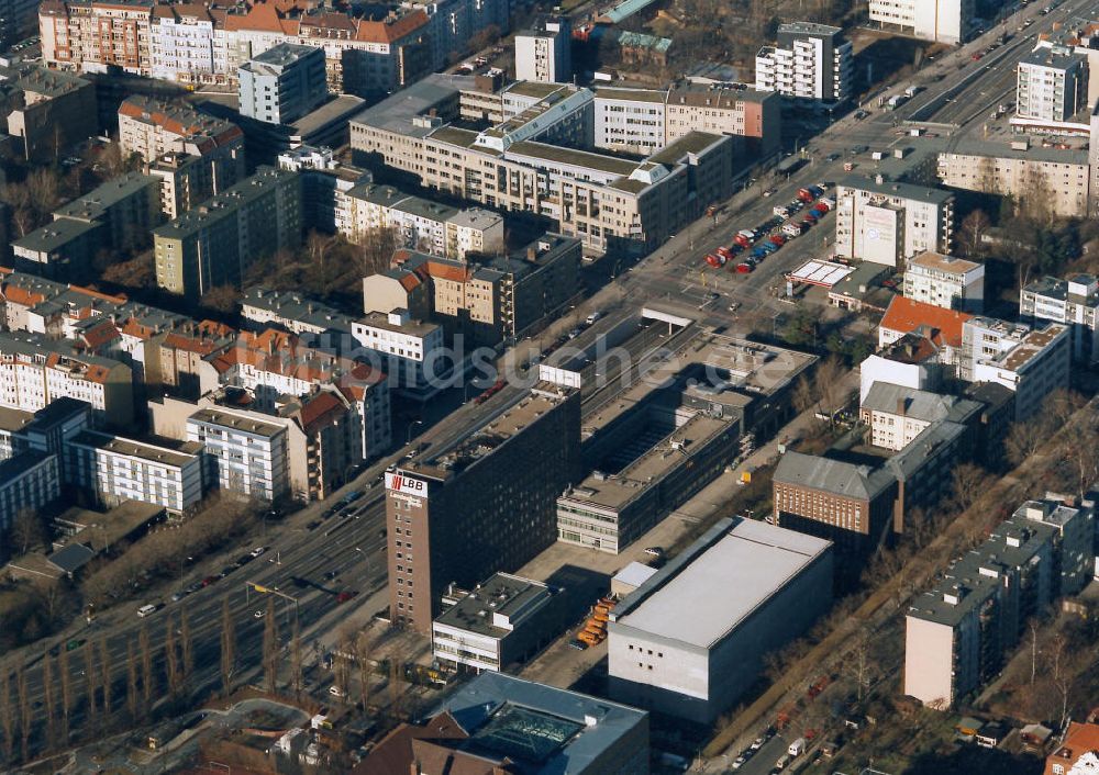 Berlin - Wilmersdorf aus der Vogelperspektive: Zentrale der Landesbank Berlin an der Bundesallee in Berlin-Wilmersdorf.