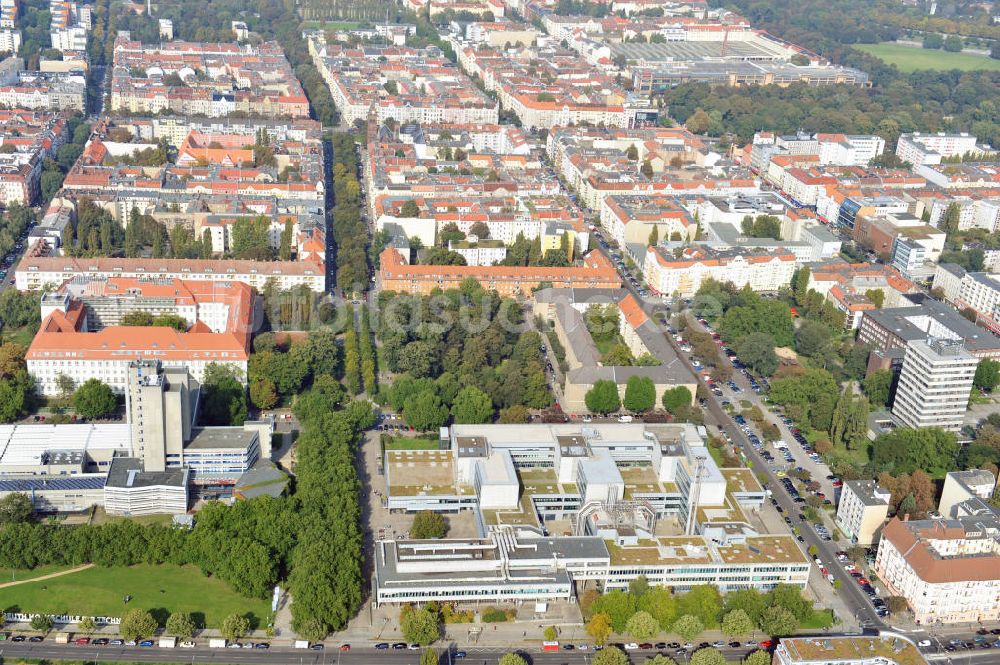 Berlin aus der Vogelperspektive: Zentraler Campus der Beuth Hochschule für Technik Berlin