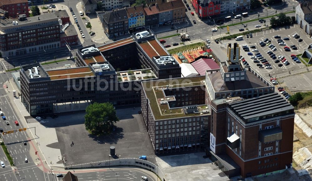 Dortmund von oben - Zentrum für Kunst und Kreativität - Dortmunder U im Bundesland Nordrhein-Westfalen