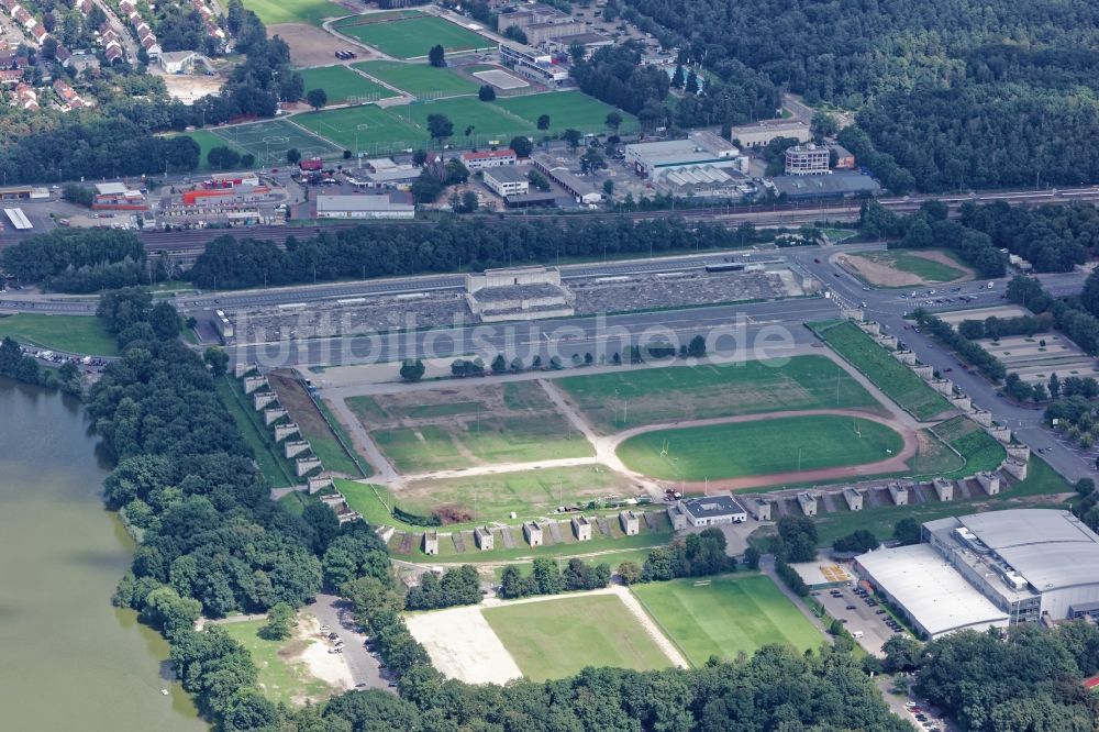 Nürnberg von oben - Zeppelinfeld in Nürnberg im Bundesland Bayern