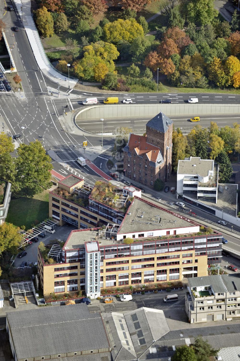 Luftaufnahme Karlsruhe - Zeppelinzentrum Karlsruhe