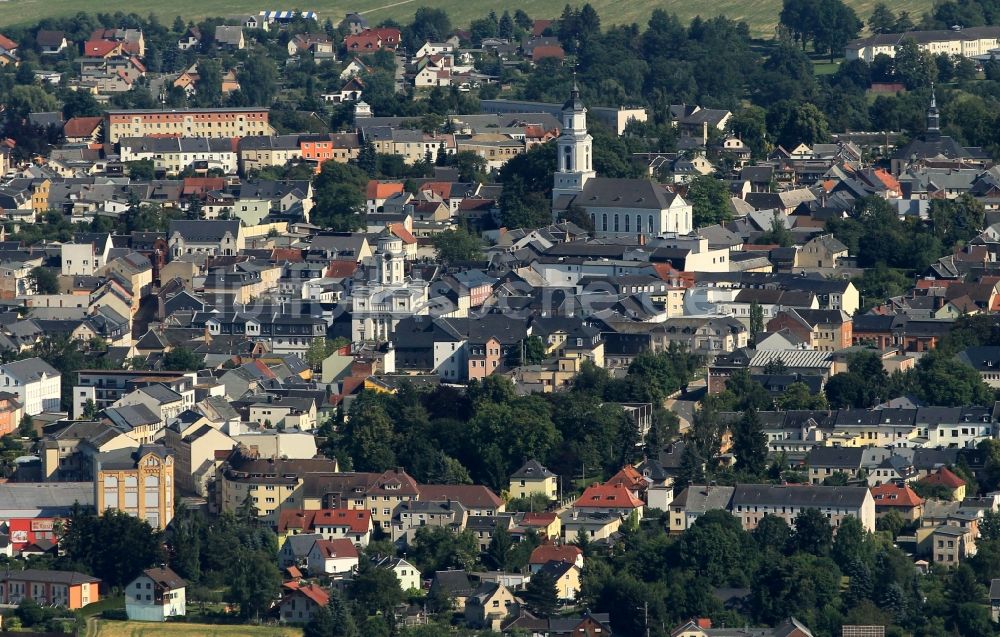 Zeulenroda-Triebes aus der Vogelperspektive: Zeulenroda-Triebes im Bundesland Thüringen