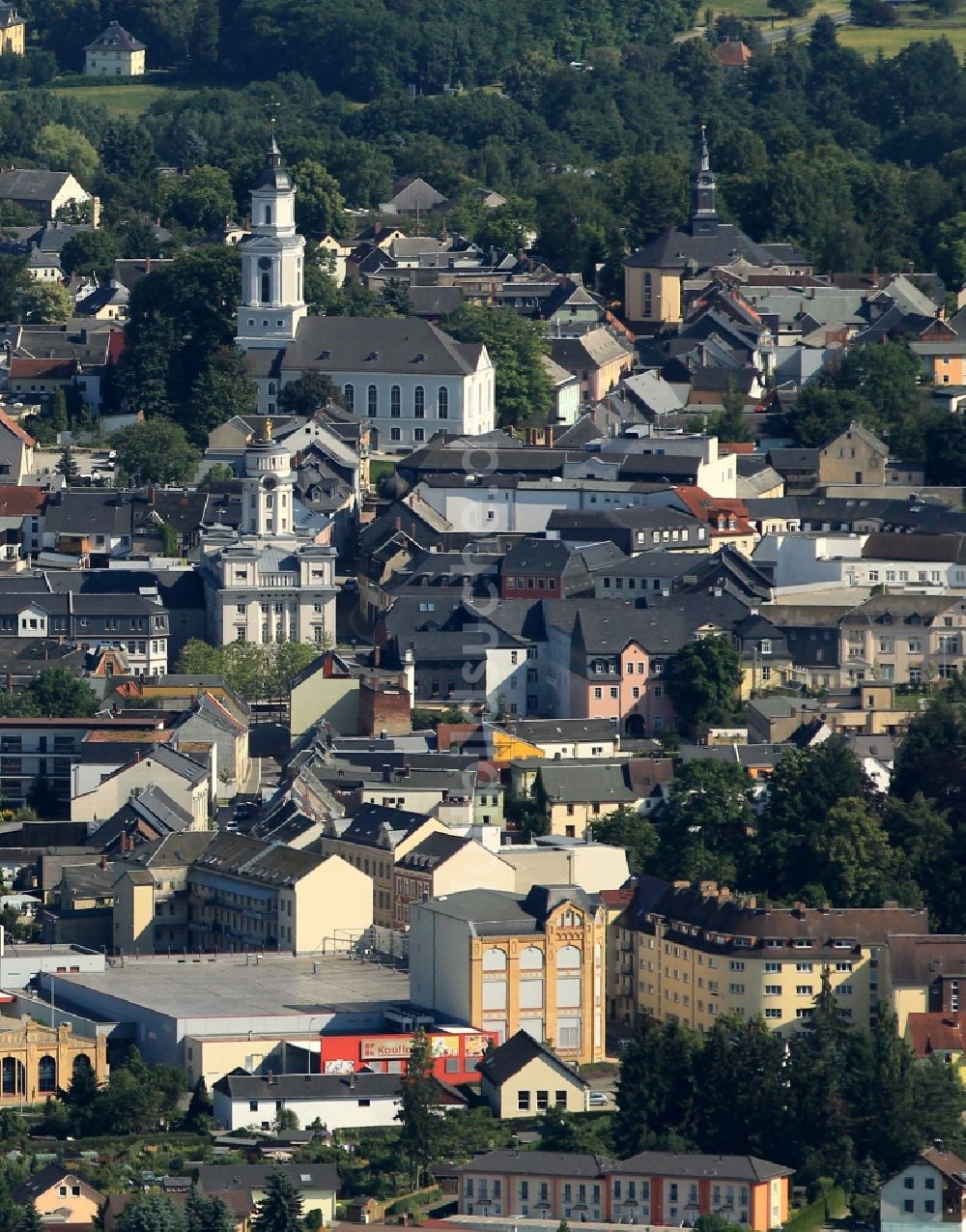 Luftbild Zeulenroda-Triebes - Zeulenroda-Triebes im Bundesland Thüringen