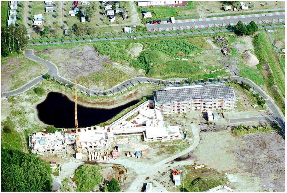 Zingst von oben - Zingst, Baustelle Ferienanlage