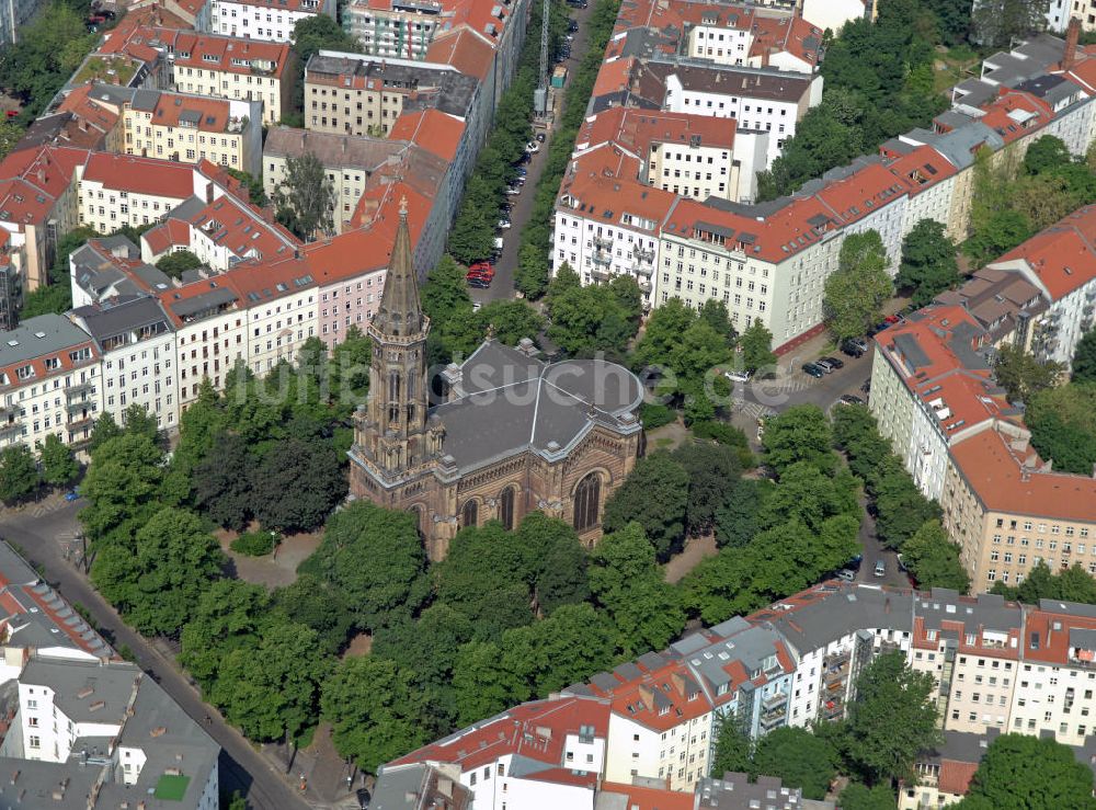 Luftaufnahme Berlin - Zionskirche Berlin