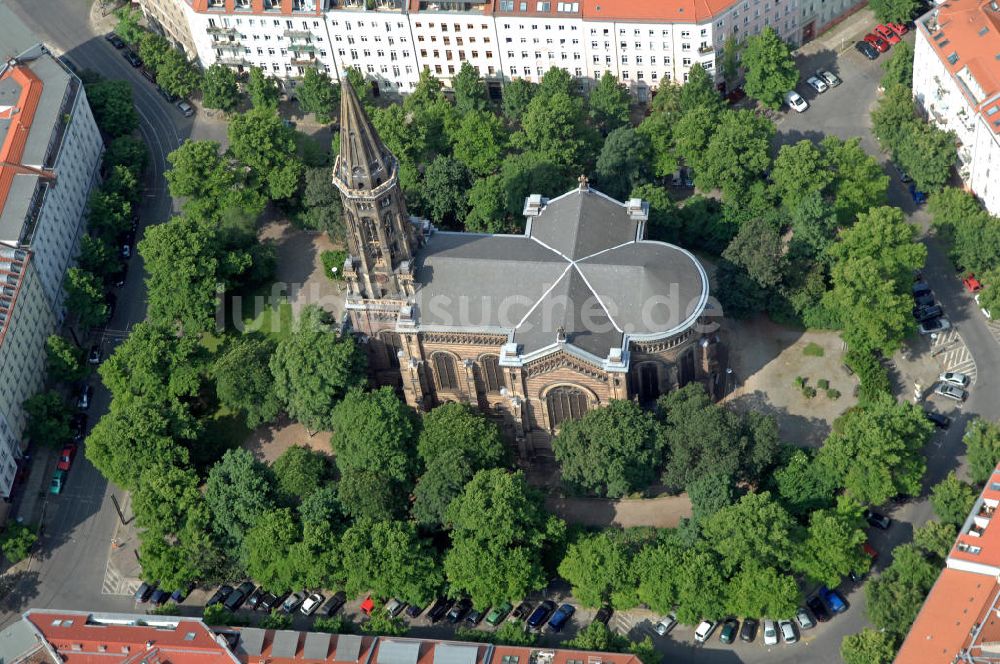 Berlin von oben - Zionskirche Berlin