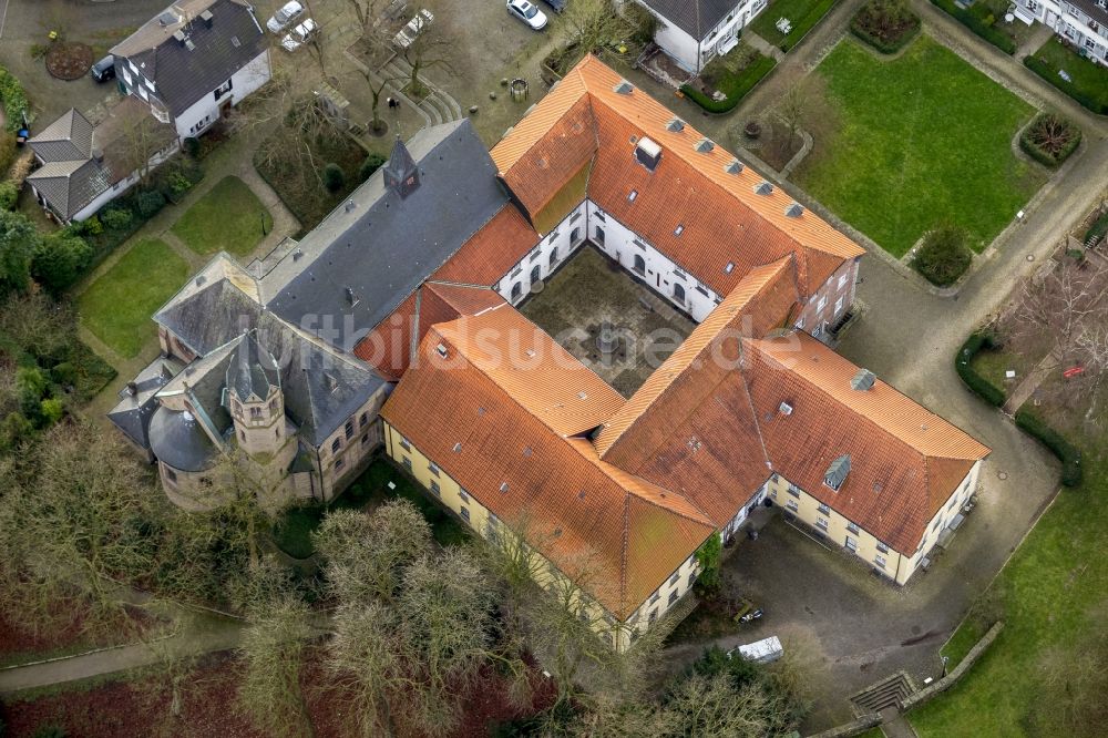 Luftaufnahme Mülheim - Zisterzienserinnenkloster - Kloster Saarn in Mülheim im Bundesland Nordrhein-Westfalen NRW