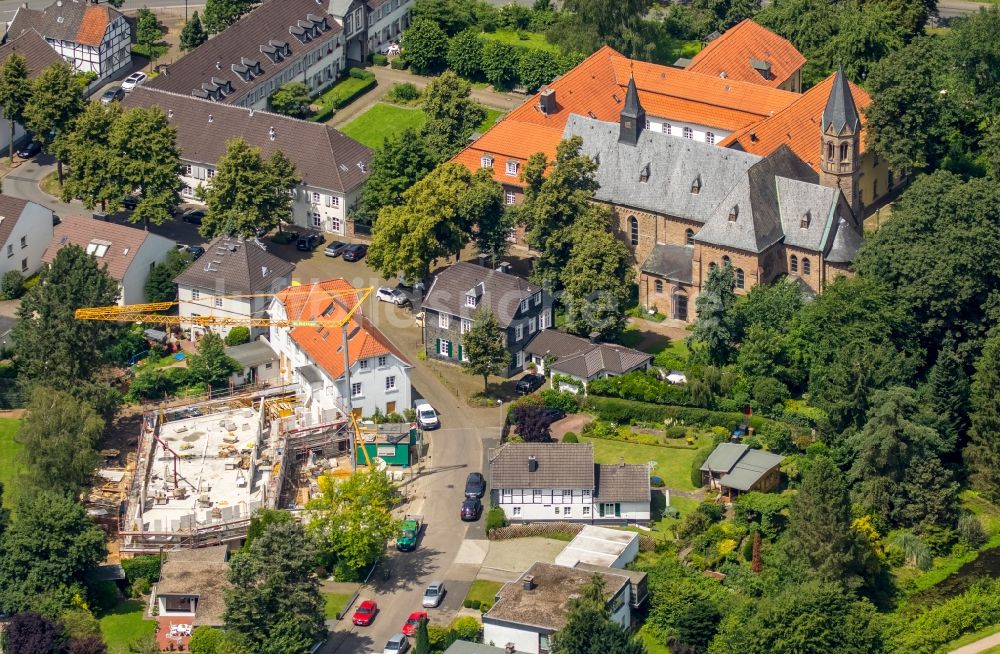 Luftaufnahme Mülheim an der Ruhr - Zisterzienserinnenkloster Saarn in Mülheim an der Ruhr im Bundesland Nordrhein-Westfalen