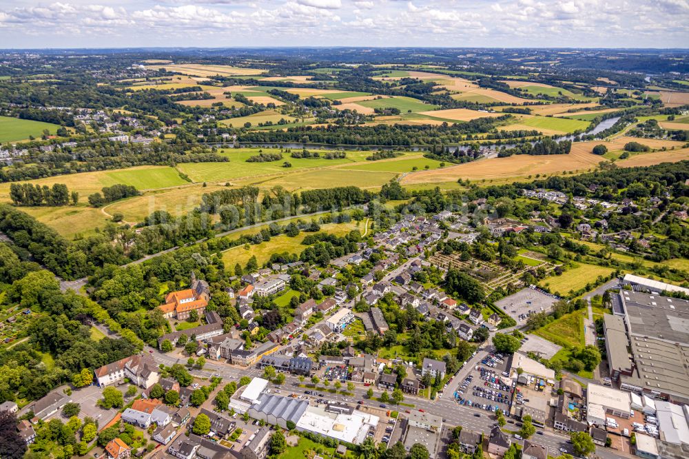 Luftaufnahme Mülheim an der Ruhr - Zisterzienserinnenkloster Saarn in Mülheim an der Ruhr im Bundesland Nordrhein-Westfalen