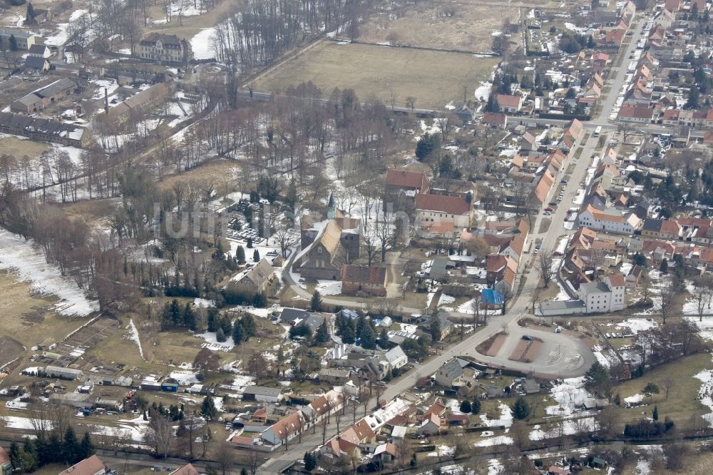 Luftbild Kloster Zinna - Zisterzienserkloster Kloster Zinna im Bundesland Brandenburg