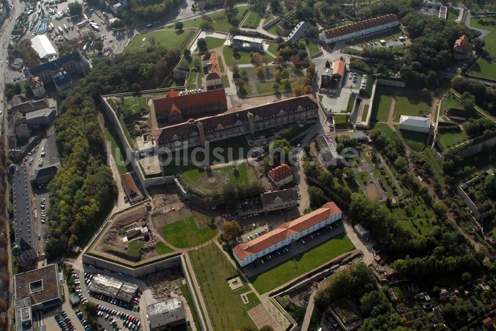 Luftbild Erfurt - Zitadelle Petersberg in Erfurt