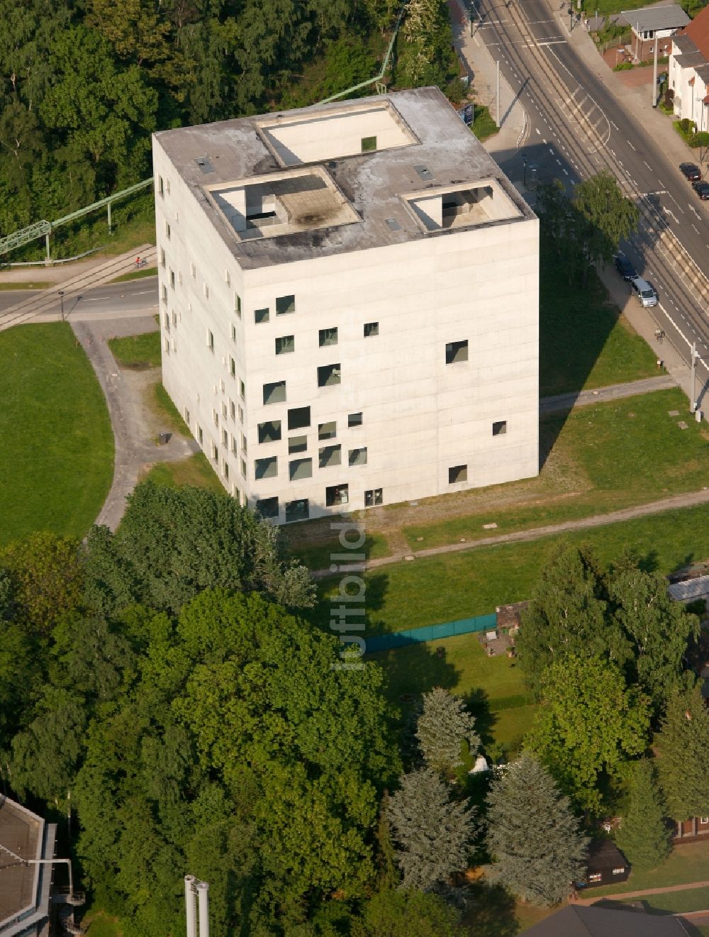 Essen OT Stoppenberg von oben - Zollverein - Kubus im Stadtteil Stoppenberg in Essen im Bundesland Nordrhein-Westfalen