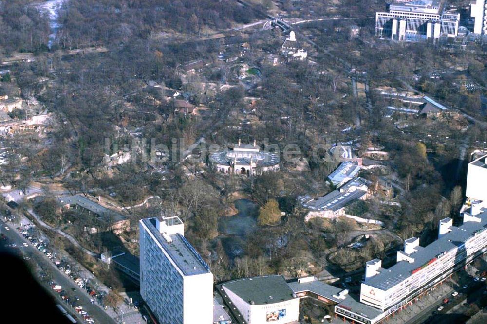 Berlin - Charlottenburg von oben - Zoo Berlin Umbau.