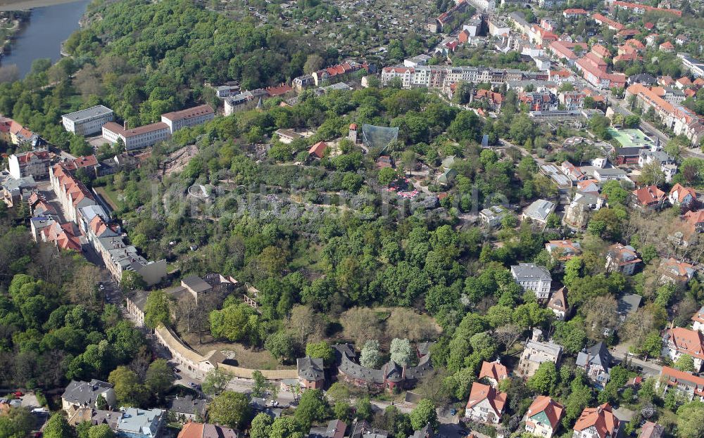 Halle / Saale aus der Vogelperspektive: Zoologische Garten Halle