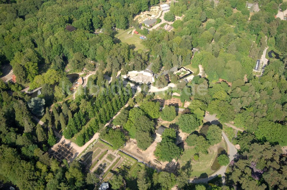 Rostock aus der Vogelperspektive: Zoologischer Garten in Rostock